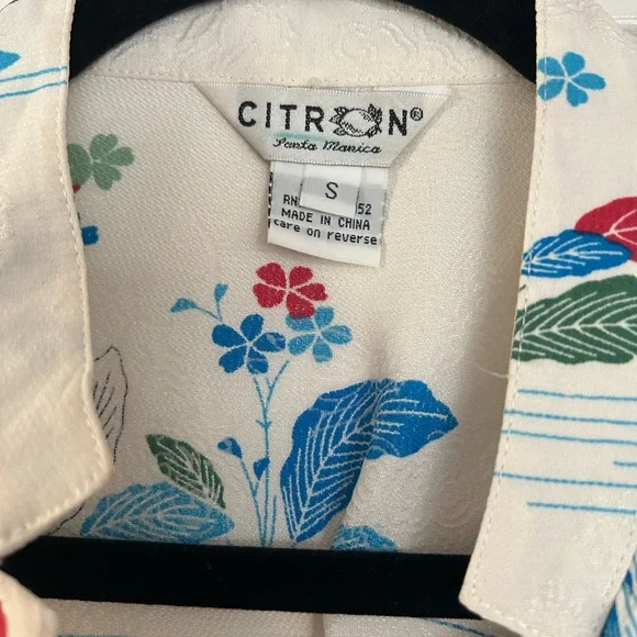 Silk Button-Up Blouse - Picture 7 of 9